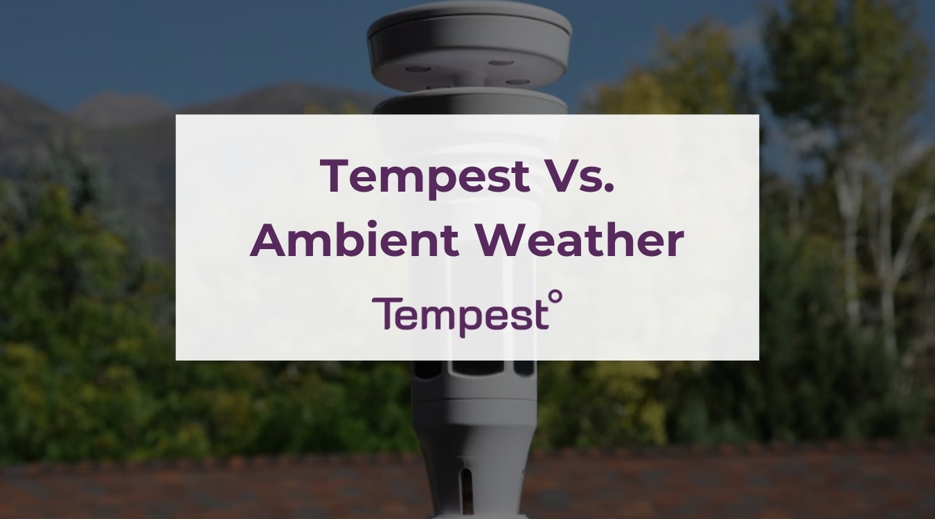 the tempest weather system being compared to ambient weather